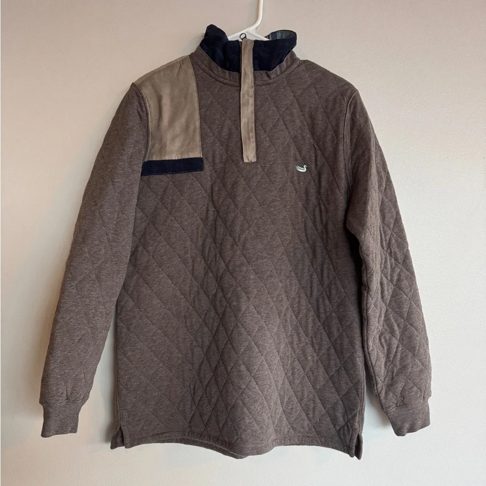Southern Marsh Brown Quilted Sweatshirt - Picture 3 of 14